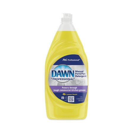 DAWN PROFESSIONAL Manual Pot/Pan Dish Detergent, Lemon, 38 oz Bottle 45113